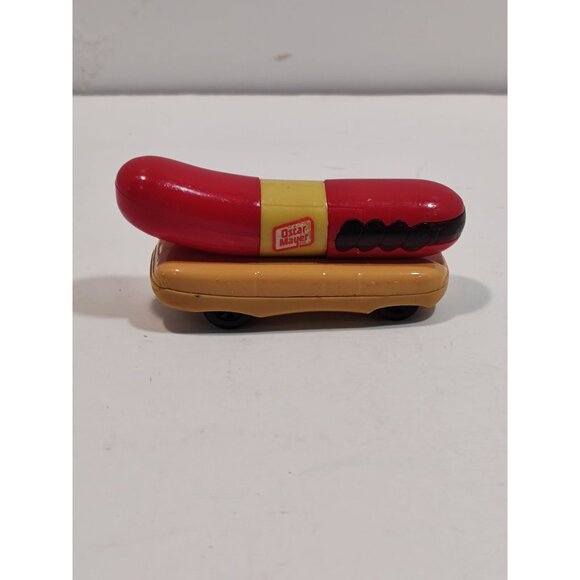 Vntg Oscar Mayer Wienermobile Hot Dog Hot Wheels Toy Car 1993 Malaysia - Picture 12 of 12